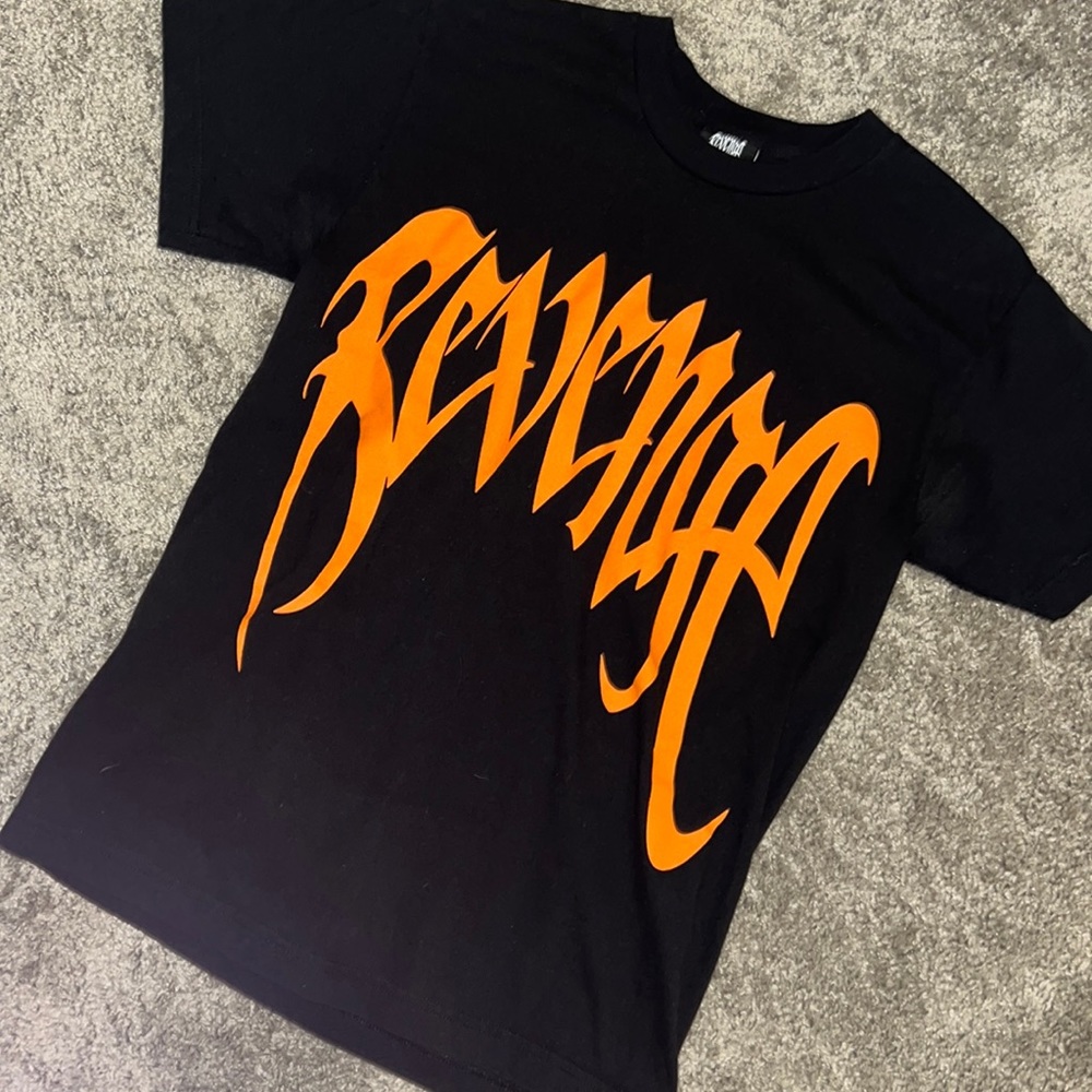 Black & Orange Revenge Gothic Tee